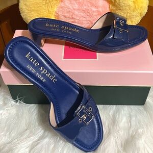 Kate Spade Gazebo in Outerspace (navy) Patent Leather, Size 9.5 B